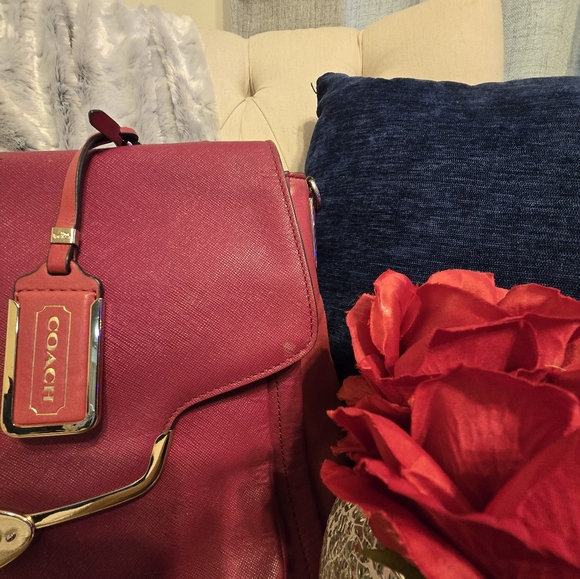 Coach Magenta Satchel Bag - Picture 3 of 11